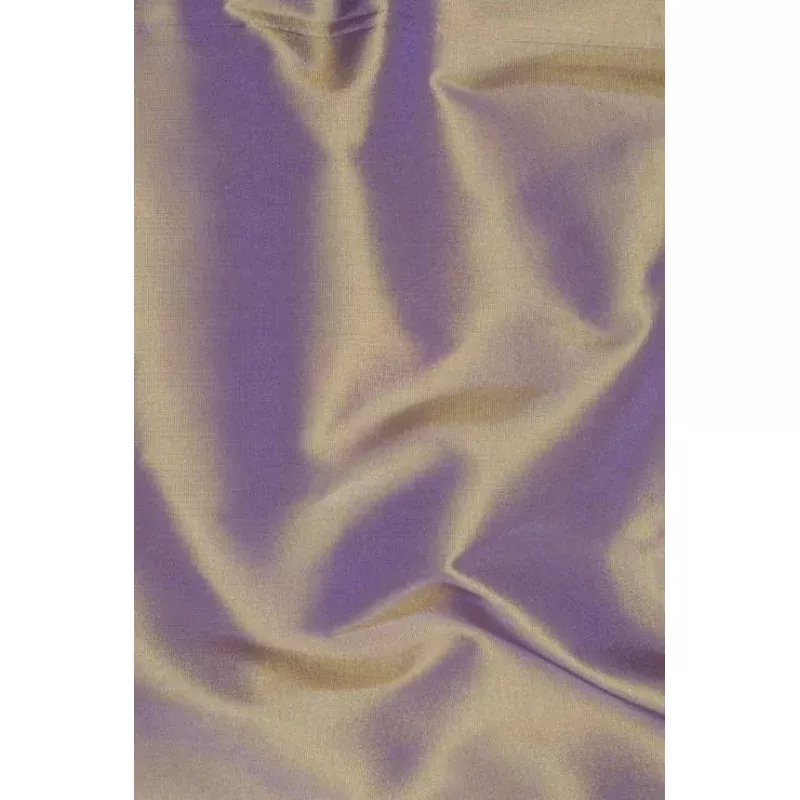 Purple Silver Taffeta Silk Fabric