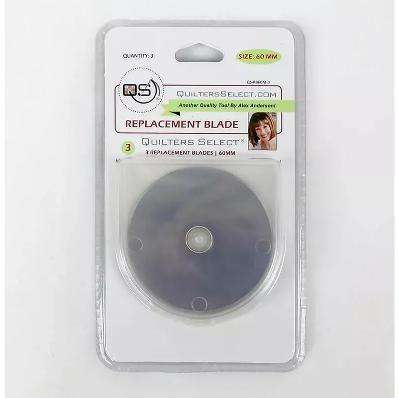 Quilter’s Select 60mm Rotary Blade Replacement Pack 3Ct