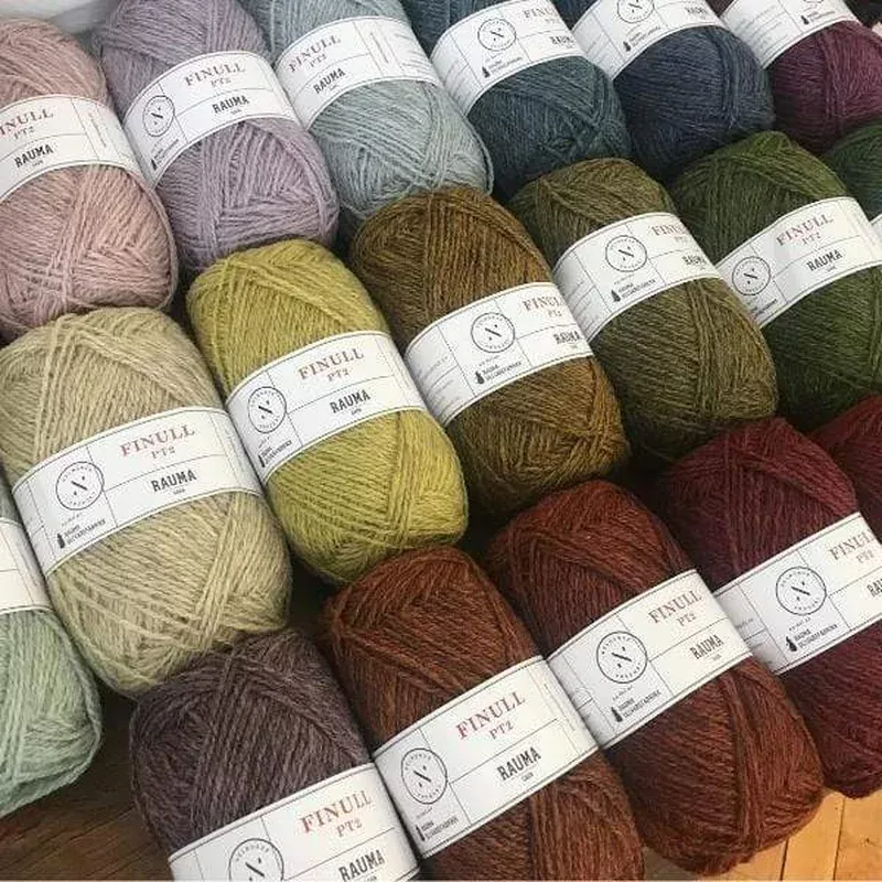 Rauma Finullgarn Yarn – HEATHERS