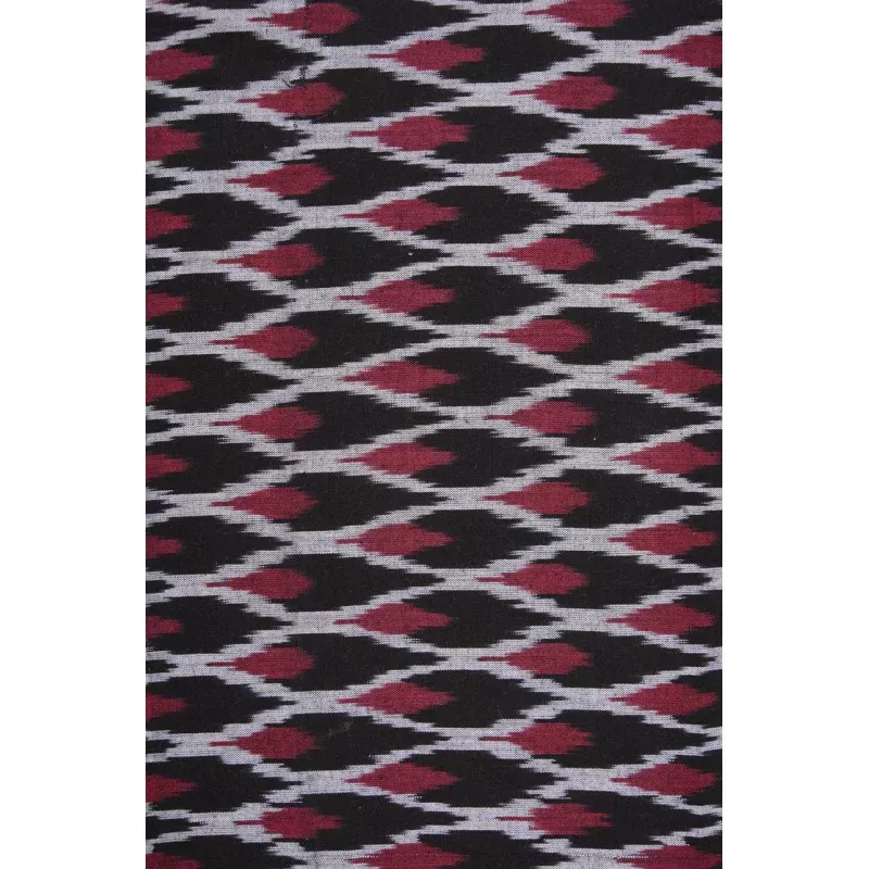 Red/Black 038 Cotton Ikat