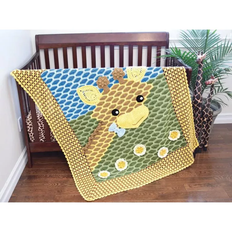 Rusty the Giraffe Afghan