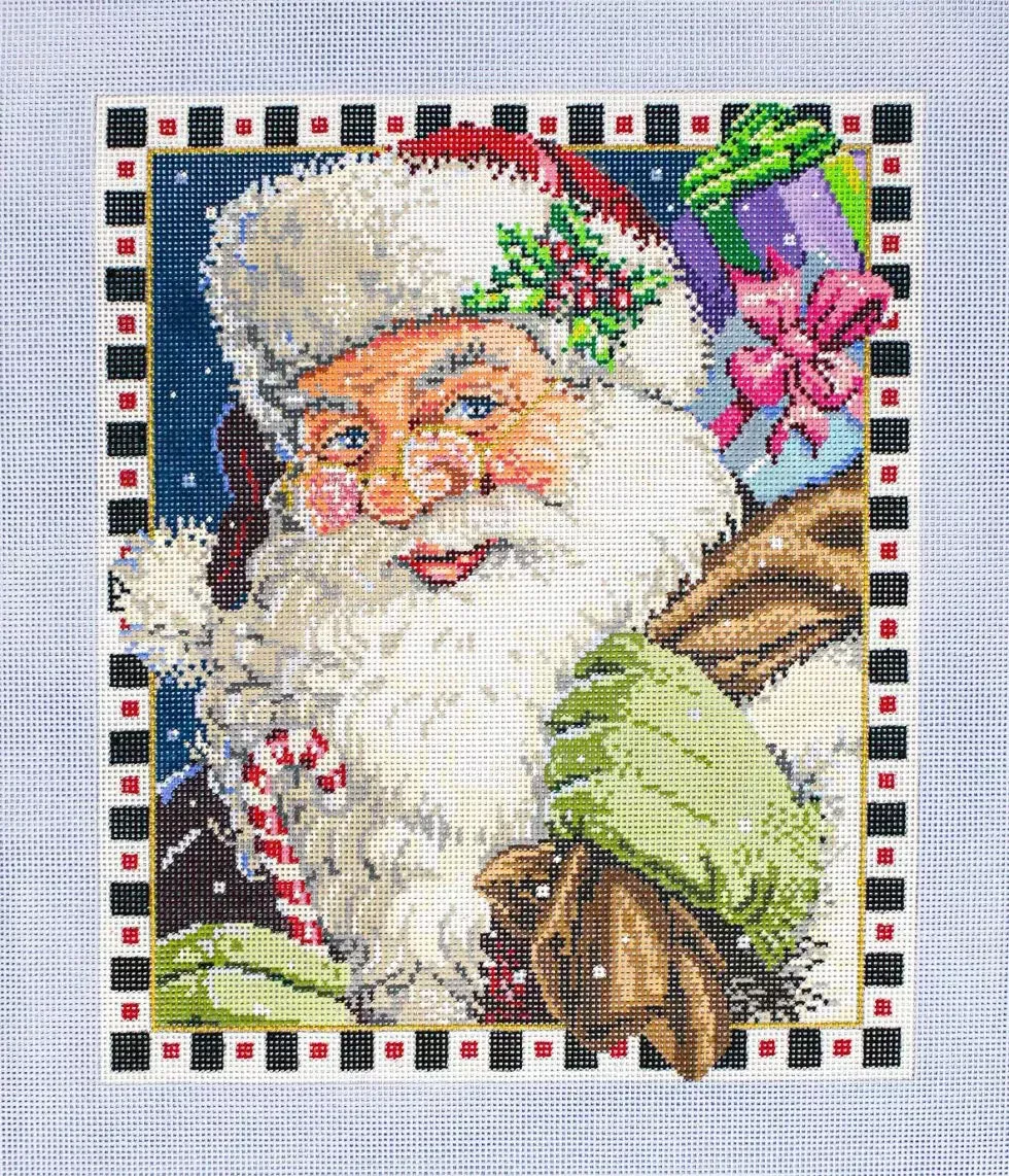 Sandra Gilmore Candy Cane Santa