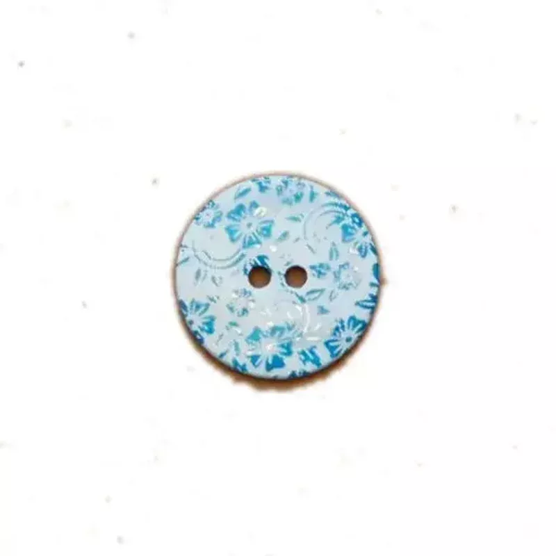 Shell Laser Etched Flowers (23mm)