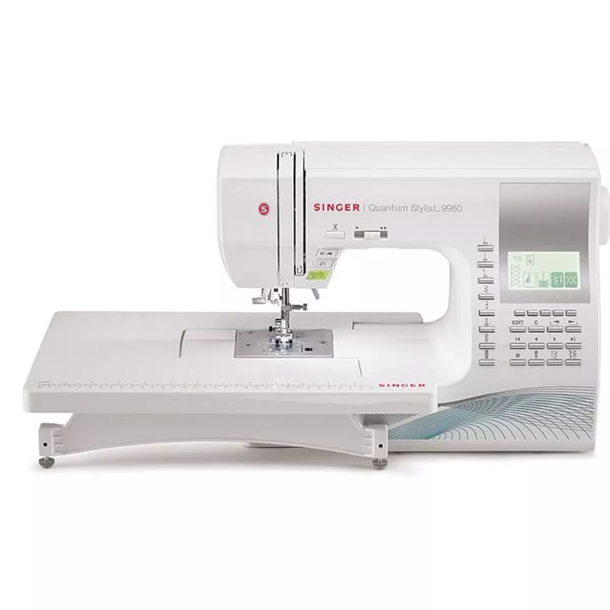 SINGER Quantum Stylist™ 9960 Sewing Machine with Extension Table