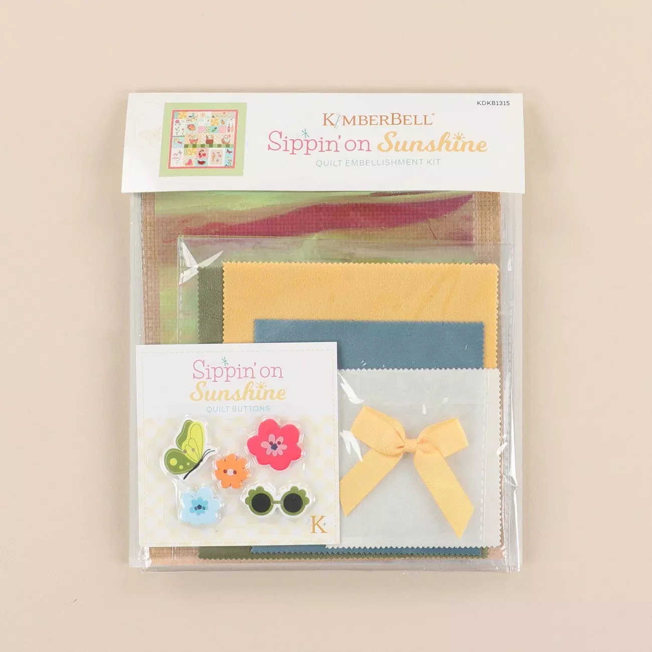 Sippin' on Sunshine Quilt Embellishment Kit