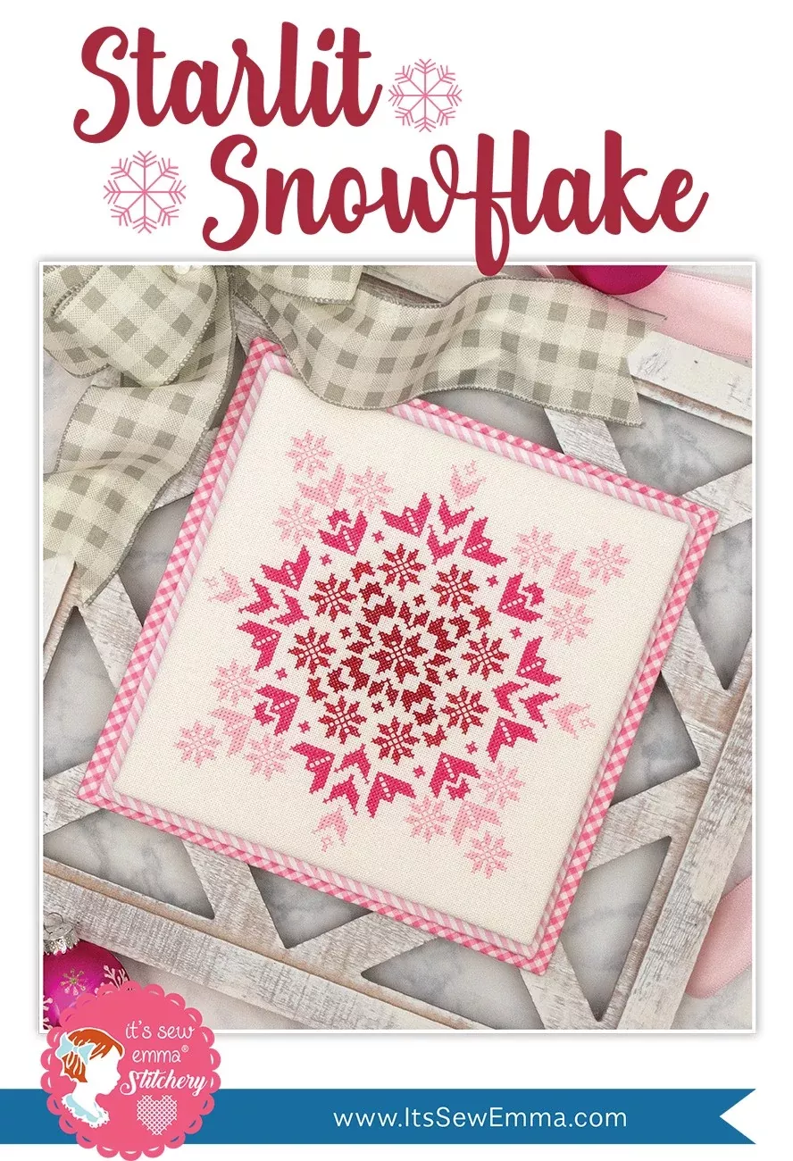 Starlit Snowflake Cross Stitch Pattern