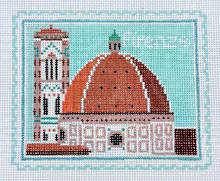 Stitch Style Needlepoint – Florence Duomo Stamp