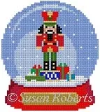 Susan Roberts Needlepoint – Nutcracker Snow Globe