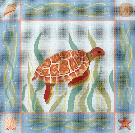 Susan Roberts Needlepoint – Sea Turtle