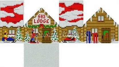 Susan Roberts Needlepoint – Ski Lodge Mini House