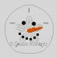 Susan Roberts Needlepoint – Snowman Sand Dollar
