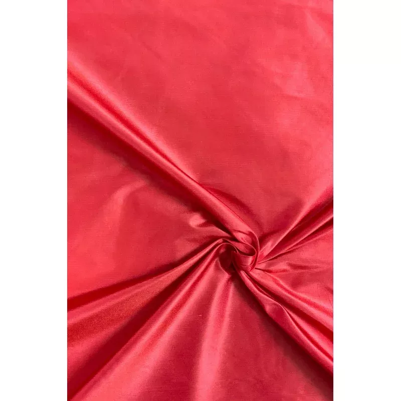 Tomato Red Taffeta Silk Fabric