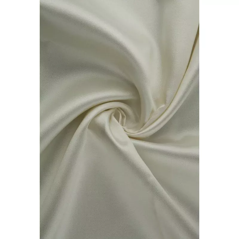 Whisper White Silk Wool Fabric