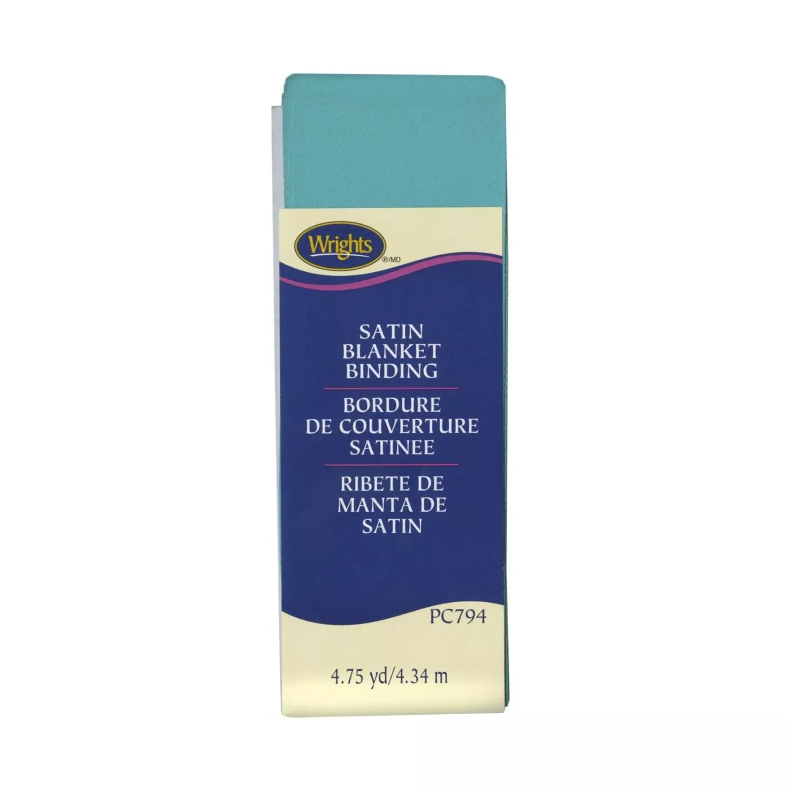 Wrights Satin Blanket Binding – Aquamarine 2