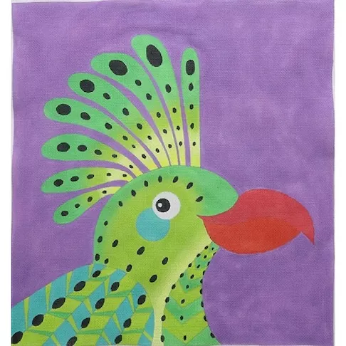 Zecca Designs – Big Green Parrot