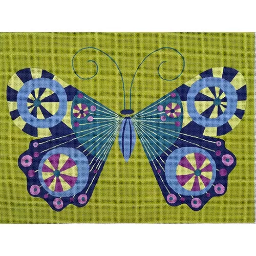 Zecca Designs – Teal/Midnight Butterfly